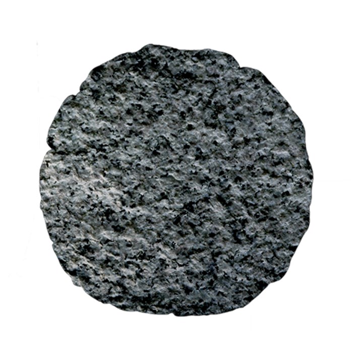 ROUGH GREY STONE Standard 15  Premium Round Cushions