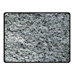 Rough Grey Stone Double Sided Fleece Blanket (small)  by trendistuff