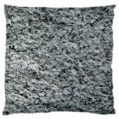 Rough Grey Stone Large Flano Cushion Cases (one Side)  by trendistuff