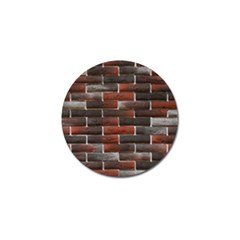 Red And Black Brick Wall Golf Ball Marker (4 Pack) by trendistuff