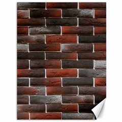 Red And Black Brick Wall Canvas 36  X 48   by trendistuff