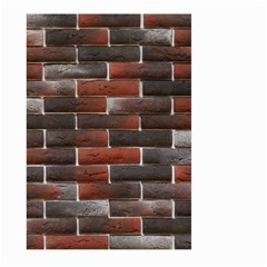 Red And Black Brick Wall Large Garden Flag (two Sides)