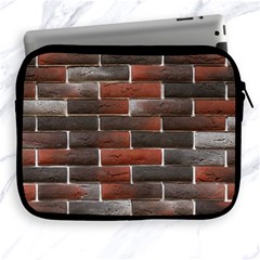 Red And Black Brick Wall Apple Ipad 2/3/4 Zipper Cases by trendistuff