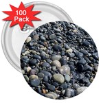 PEBBLES 3  Buttons (100 pack) 