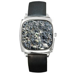 Pebbles Square Metal Watches by trendistuff