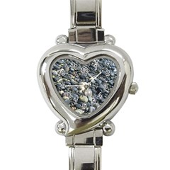 Pebbles Heart Italian Charm Watch