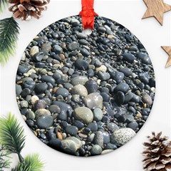 Pebbles Round Ornament (two Sides)  by trendistuff