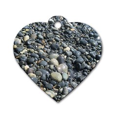 Pebbles Dog Tag Heart (two Sides) by trendistuff