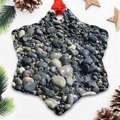 Pebbles Snowflake Ornament (2-side)