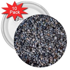 Pebble Beach 3  Buttons (10 Pack) 