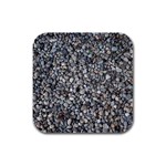 PEBBLE BEACH Rubber Square Coaster (4 pack) 