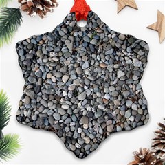 Pebble Beach Ornament (snowflake)  by trendistuff