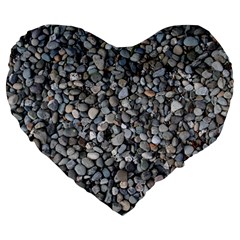 Pebble Beach Large 19  Premium Heart Shape Cushions by trendistuff