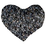 PEBBLE BEACH Large 19  Premium Heart Shape Cushions