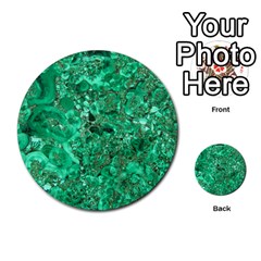 Marble Green Multi-purpose Cards (round)  by trendistuff