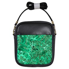 Marble Green Girls Sling Bags by trendistuff