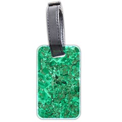 Marble Green Luggage Tags (two Sides) by trendistuff