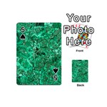 MARBLE GREEN Playing Cards 54 (Mini)  Front - Spade5