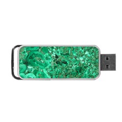 Marble Green Portable Usb Flash (two Sides)