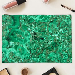 Marble Green Cosmetic Bag (xxl)  by trendistuff