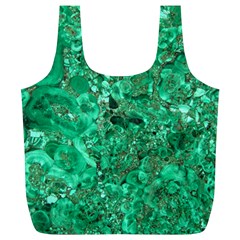 Marble Green Full Print Recycle Bags (l) 