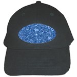 MARBLE BLUE Black Cap