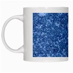 MARBLE BLUE White Mugs