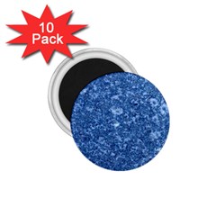 Marble Blue 1 75  Magnets (10 Pack)  by trendistuff