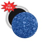 MARBLE BLUE 2.25  Magnets (10 pack) 