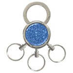 MARBLE BLUE 3-Ring Key Chains