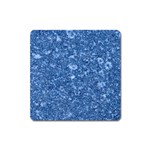 MARBLE BLUE Square Magnet