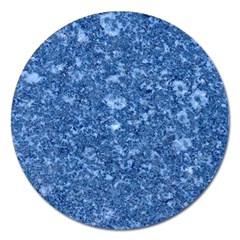 MARBLE BLUE Magnet 5  (Round)