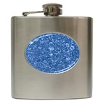 MARBLE BLUE Hip Flask (6 oz)