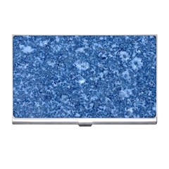 MARBLE BLUE Business Card Holders