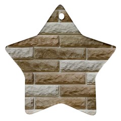 Light Brick Wall Ornament (star) 