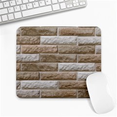 Light Brick Wall Large Mousepads by trendistuff