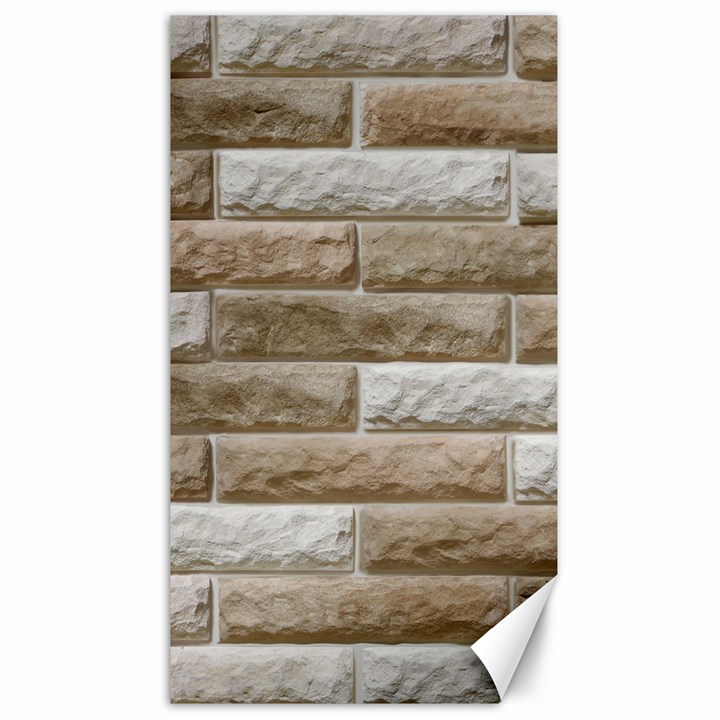 LIGHT BRICK WALL Canvas 40  x 72  