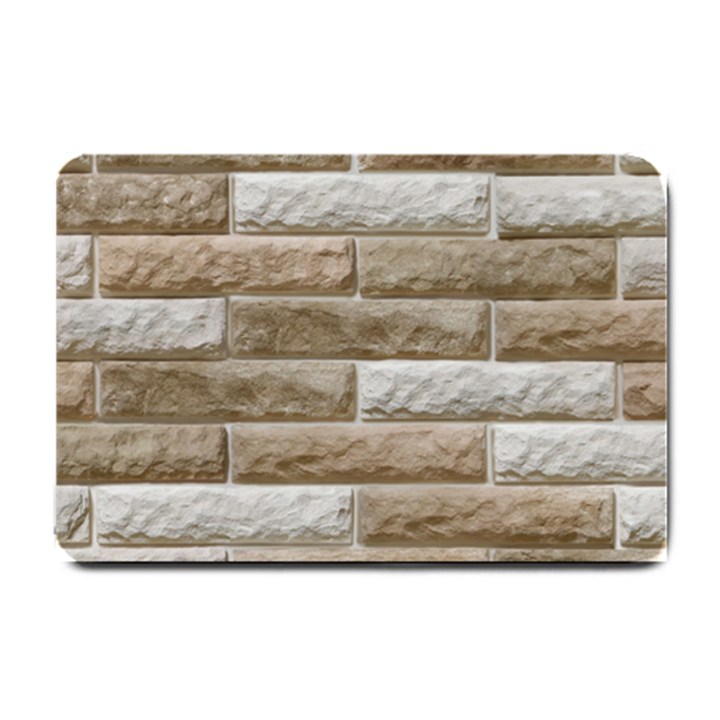 LIGHT BRICK WALL Small Doormat 