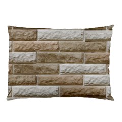 Light Brick Wall Pillow Cases by trendistuff