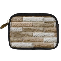 Light Brick Wall Digital Camera Cases by trendistuff