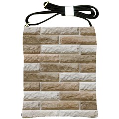 Light Brick Wall Shoulder Sling Bags by trendistuff