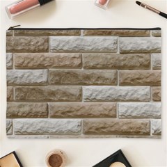 Light Brick Wall Cosmetic Bag (xxxl)  by trendistuff