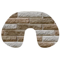 Light Brick Wall Travel Neck Pillows by trendistuff