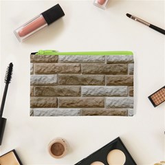 Light Brick Wall Cosmetic Bag (xs) by trendistuff