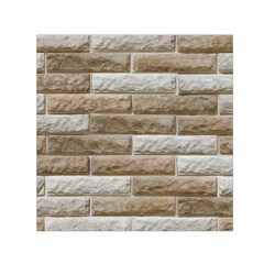 Light Brick Wall Small Satin Scarf (square) 