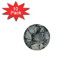 Grey Stone Pile 1  Mini Buttons (10 Pack) 