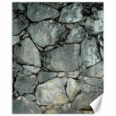 Grey Stone Pile Canvas 16  X 20  