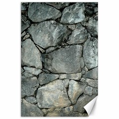 Grey Stone Pile Canvas 24  X 36  by trendistuff