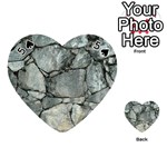 GREY STONE PILE Playing Cards 54 (Heart)  Front - Spade5