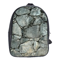 Grey Stone Pile School Bags(large)  by trendistuff